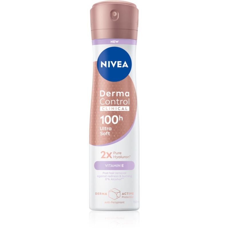 NIVEA Derma Control Clinical Ultra Soft antiperspirant v spreji 150 ml