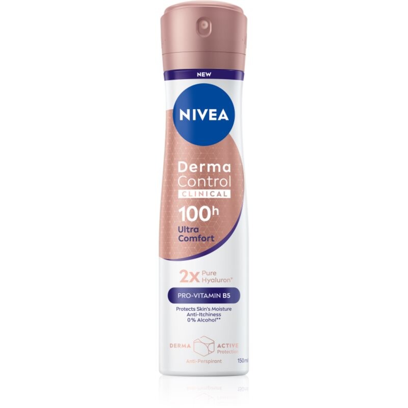 NIVEA Derma Control Clinical Ultra Comfort antiperspirant v spreji 150 ml