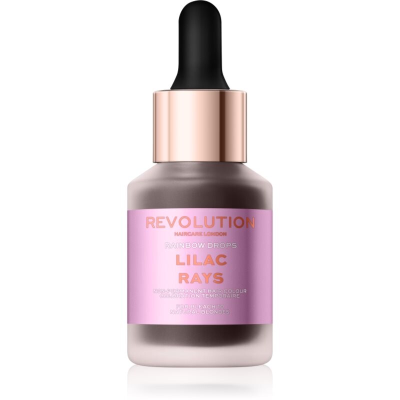 Revolution Haircare Rainbow Drops tónovacia farba na vlasy odtieň Lilac Rays 30 ml