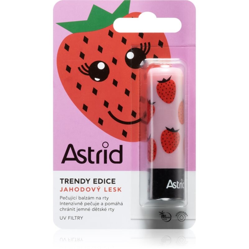 Astrid Lip Care balzam na pery s jahodovou príchuťou pre deti 4.8 g