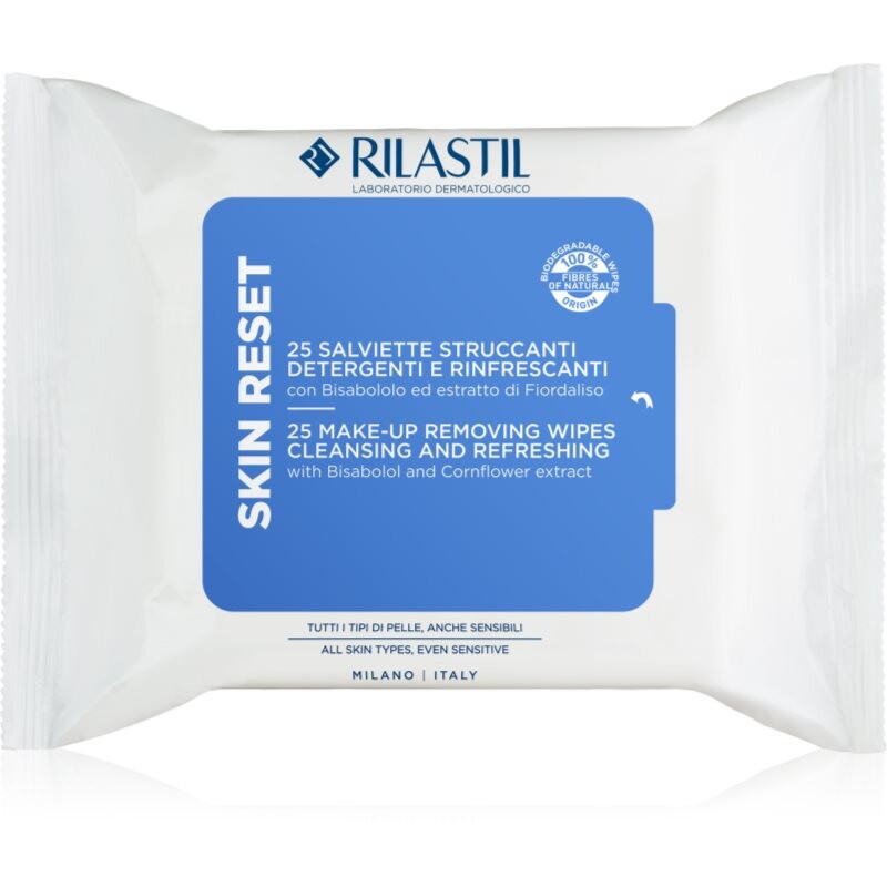 Rilastil Skin Reset čistiace a odličovacie obrúsky 25 ks