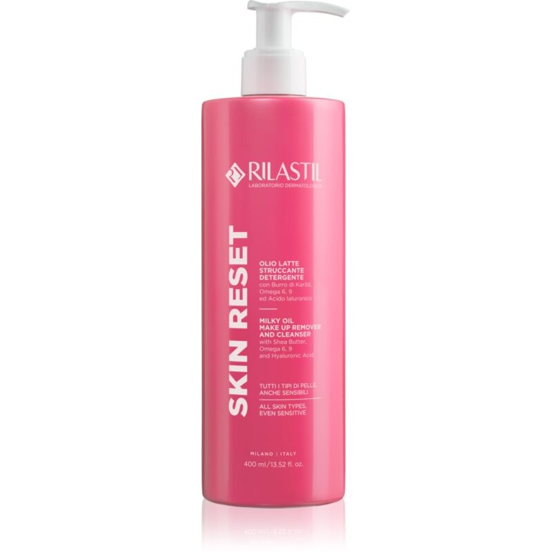 Rilastil Skin Reset jemné čistiace mlieko pre suchú až citlivú pleť 400 ml
