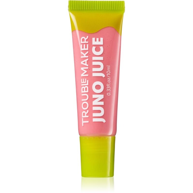Trouble Maker Juno Juice Lipgloss lesk na pery odtieň Stevie Pink 10 ml
