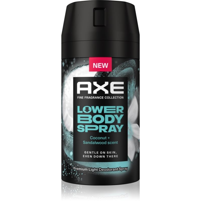 Axe ​Coconut & Sandalwood telový sprej na intímne partie 100 ml