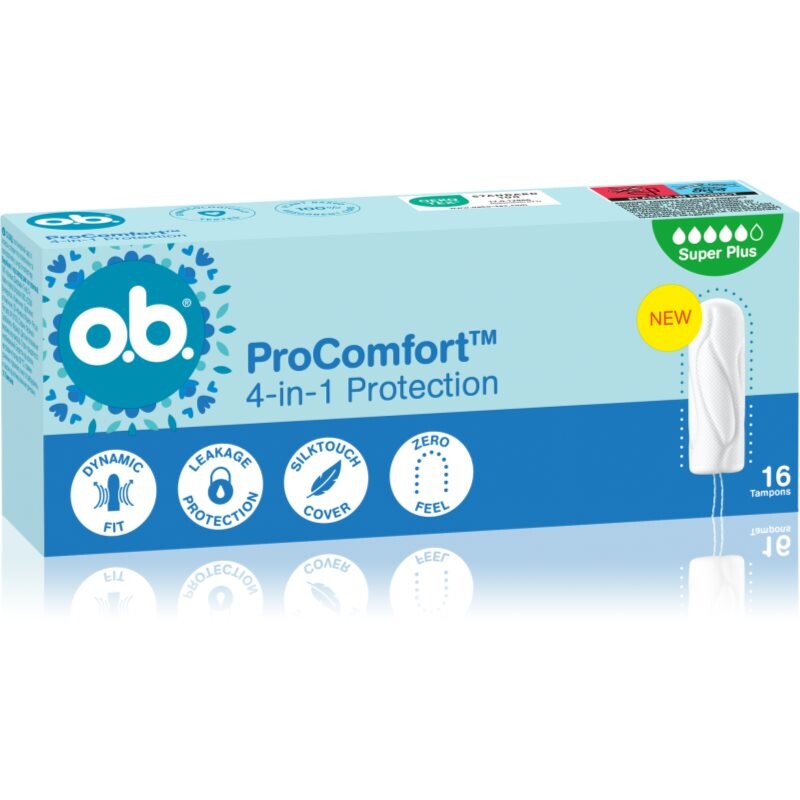 o.b. Pro Comfort Super Plus tampóny na silnú menštruáciu 16 ks