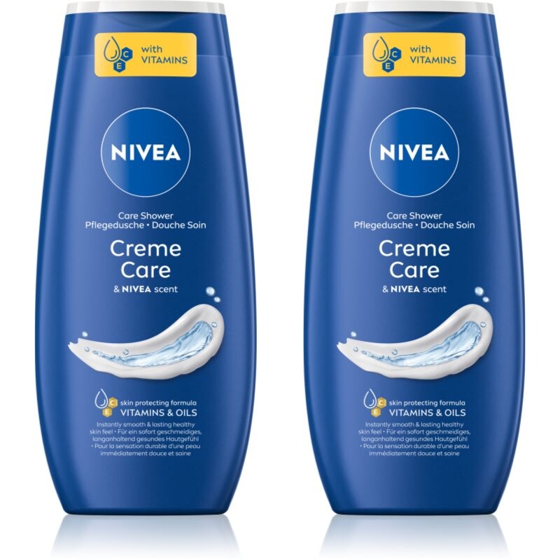 NIVEA Creme Care upokojujúci sprchový gél výhodné balenie