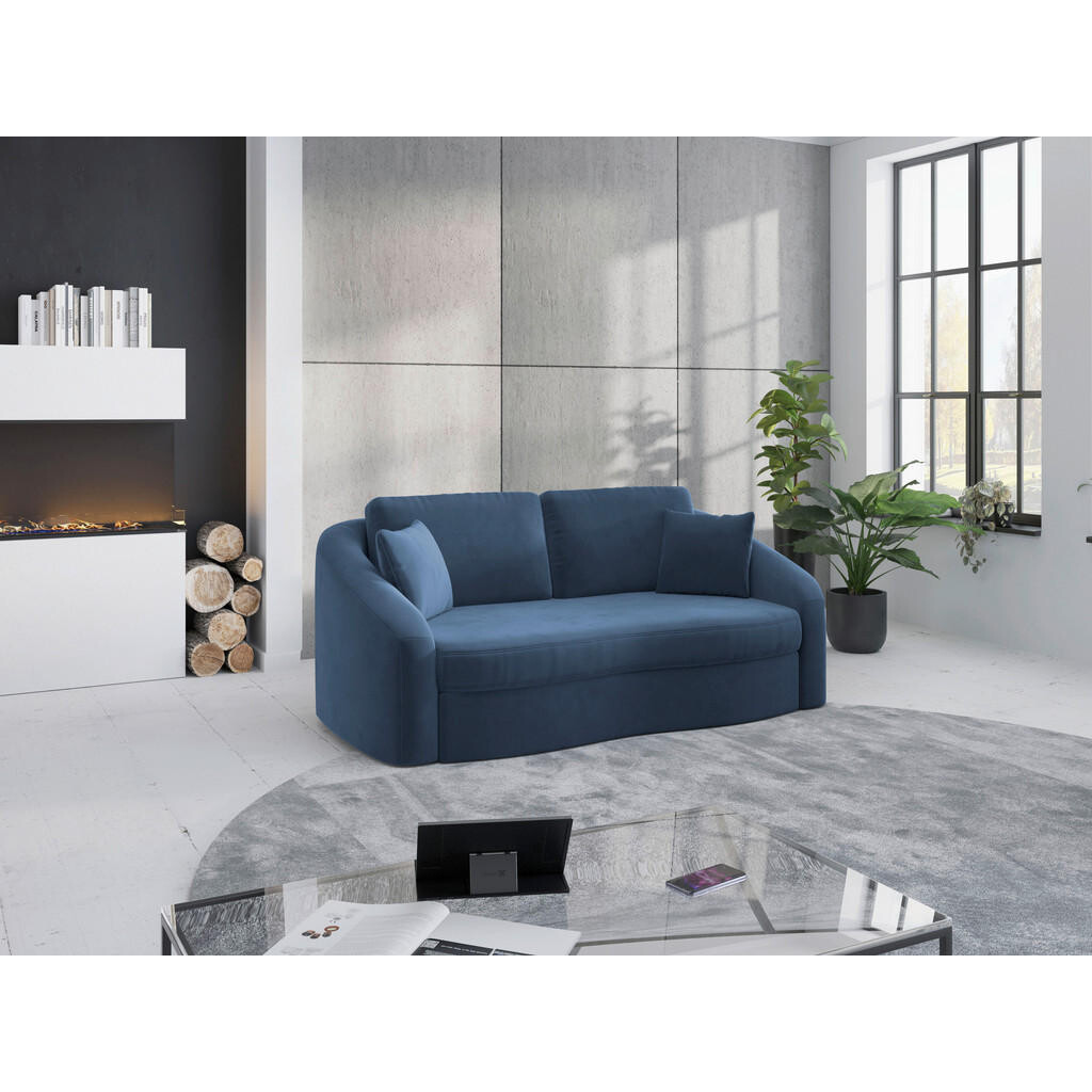 Sit & More 2,5-MIESTNA POHOVKA, textil, modrá