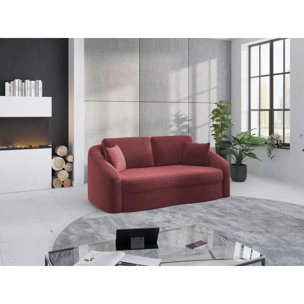Sit & More 2,5-MIESTNA POHOVKA, textil, baklažánová