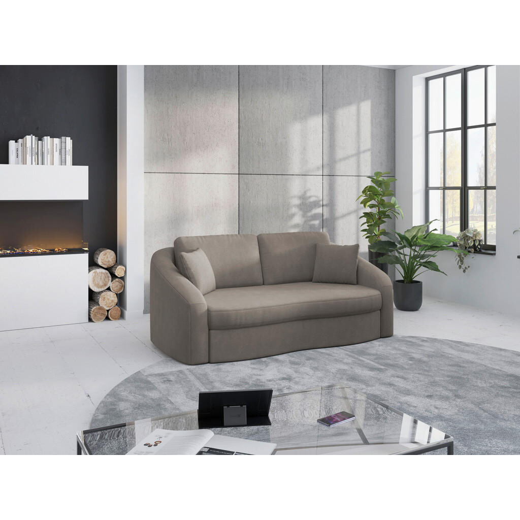 Sit & More 2,5-MIESTNA POHOVKA, textil, hnedá