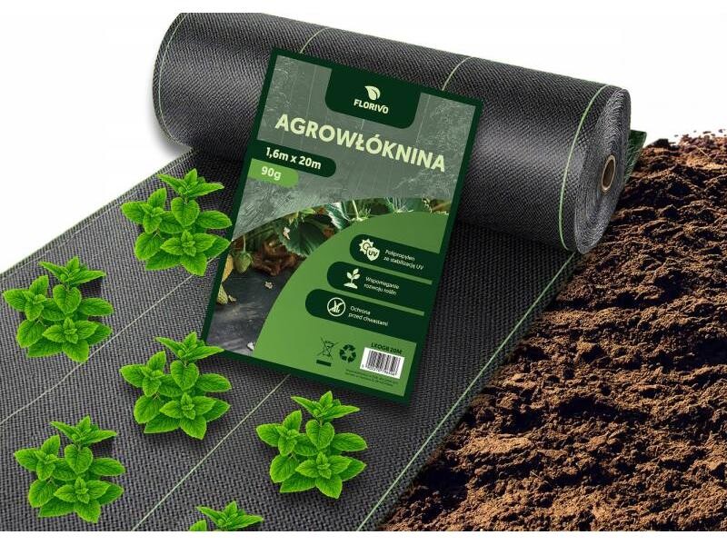Tkaná agrotextília FLORIVO 1,6x20m 90g/m2