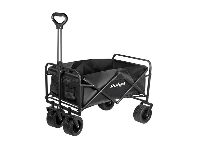 Kempingový vozík REBEL RBA-5502 s brzdou 150l