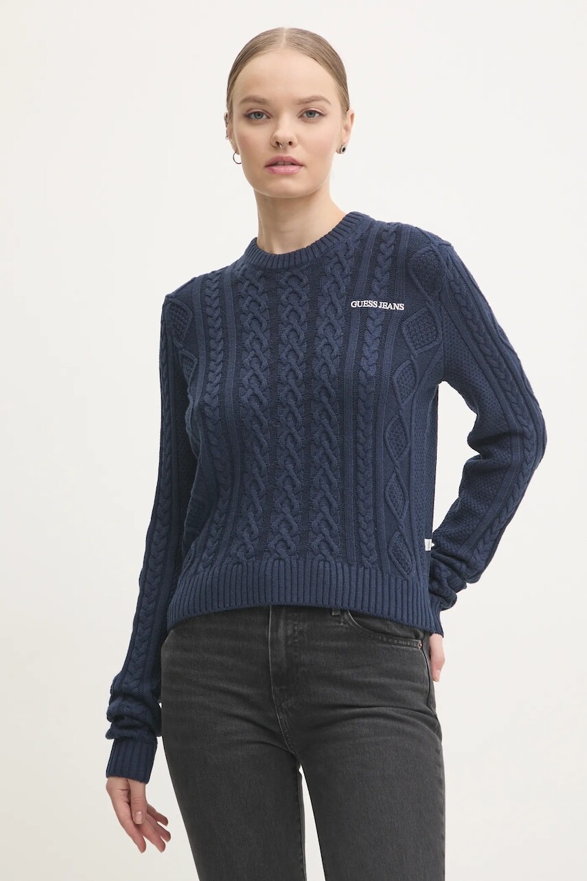 Sveter s prímesou vlny Guess Jeans