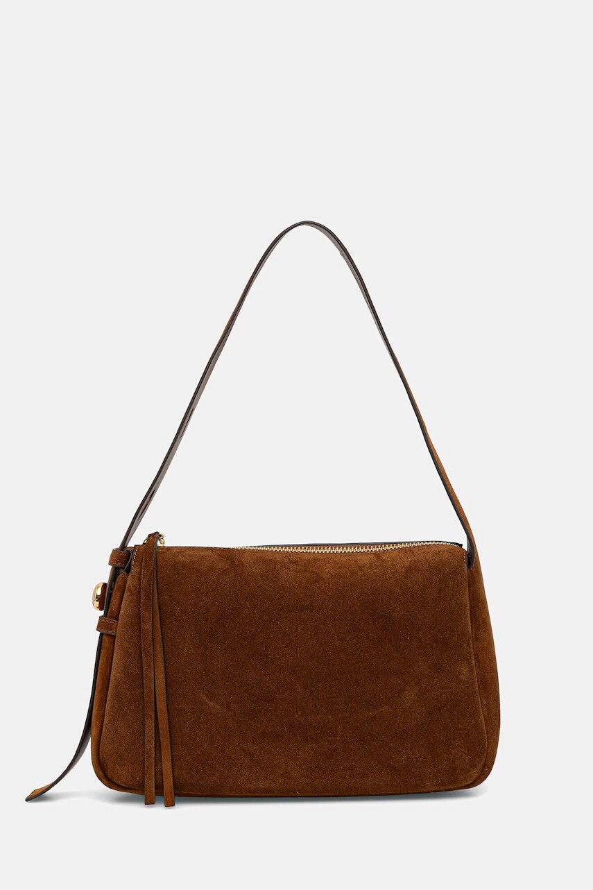 Semišová kabelka Tory Burch Romy Suede Shoulder