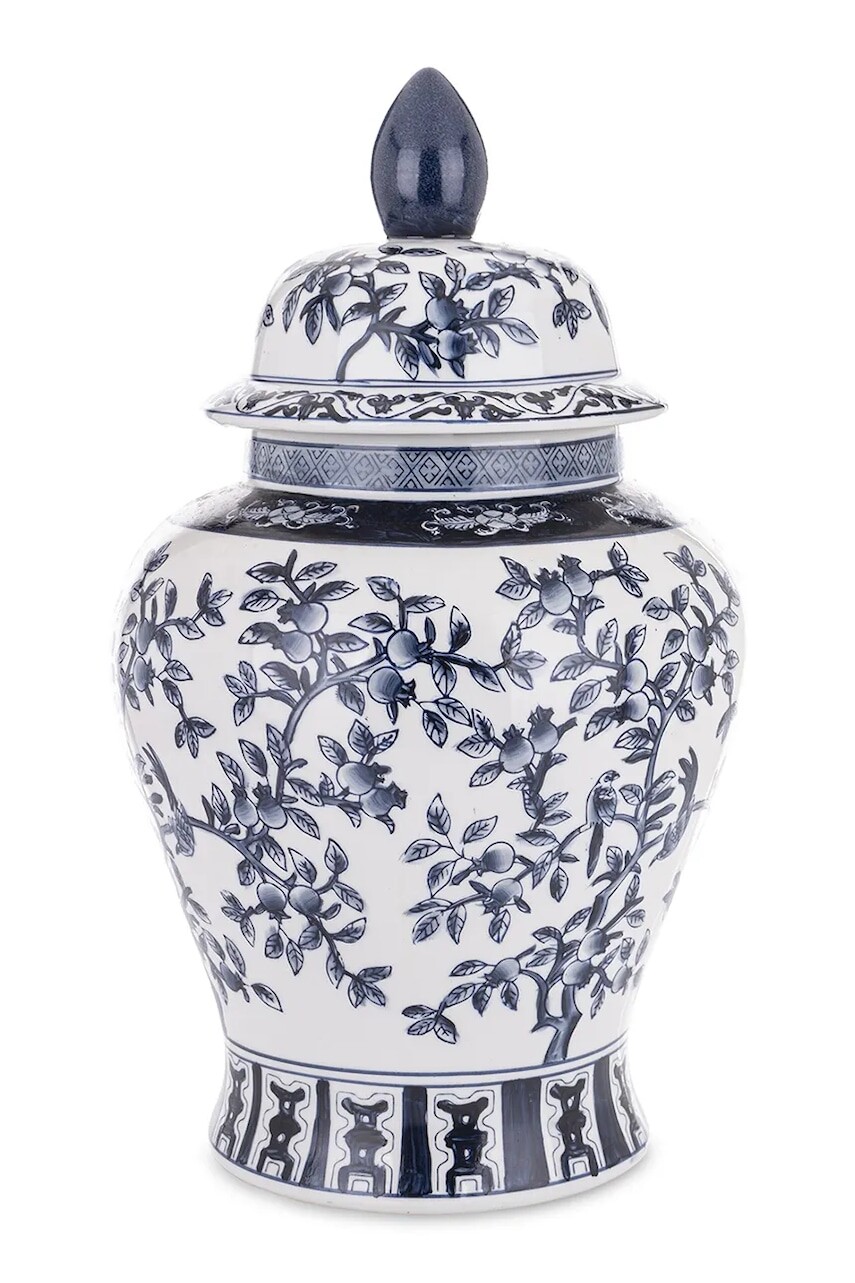 Váza dekoratívna vyrobená z porcelánu 44 x 22 x 22 cm