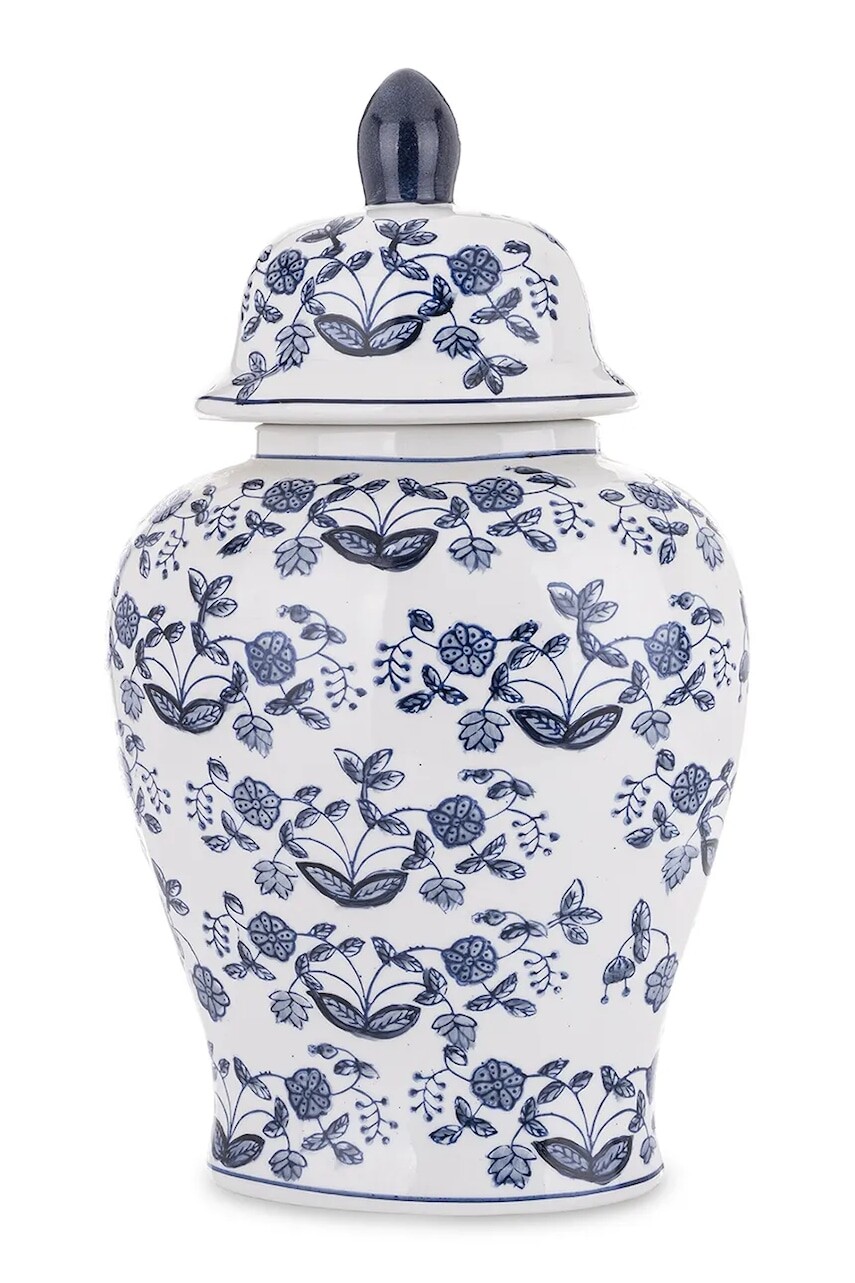 Váza dekoratívna vyrobená z porcelánu 36 x 21 x 15 cm