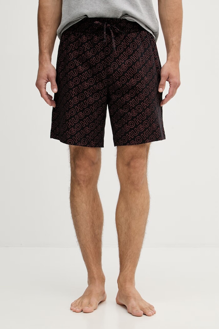 HUGO pyžamové šortky pánske bavlnené EZRA SHORTS