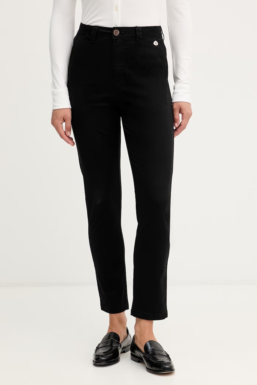 U.S. Polo Assn. nohavice chinos dámske bavlnené s elastanom Chino