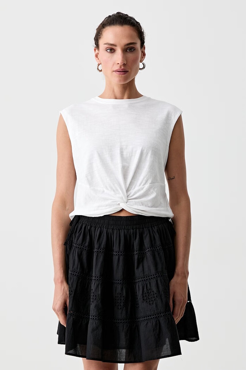 Levi's top dámsky bavlnený TWISTED FEMME SS