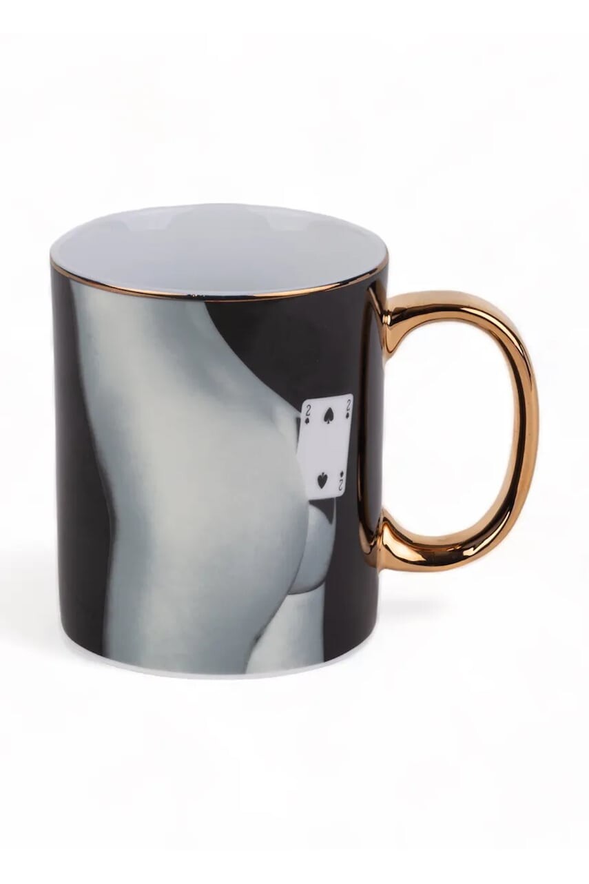Seletti hrnček vyrobený z porcelánu 8 x 10 cm