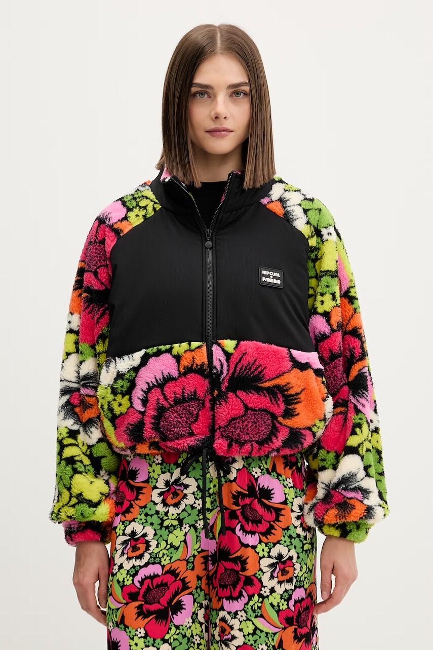 Rip Curl mikina na zips dámska flísová FARM RIO