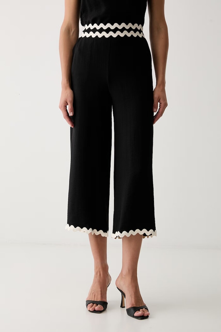 Morgan nohavice culottes dámske s viskózou POPA