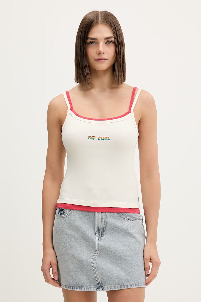 Rip Curl top dámsky s bavlnou SURF REVIVAL