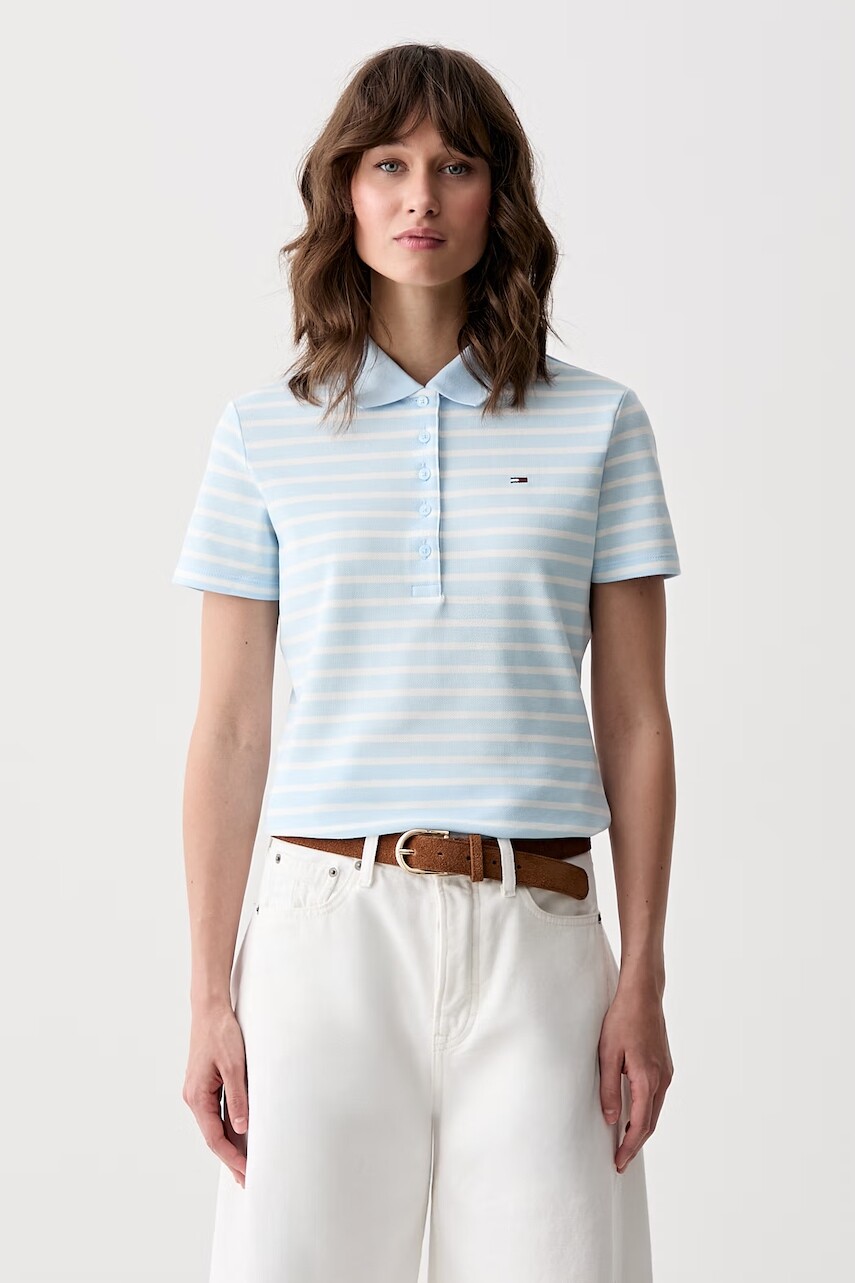 Tommy Jeans polo tričko dámske bavlnené