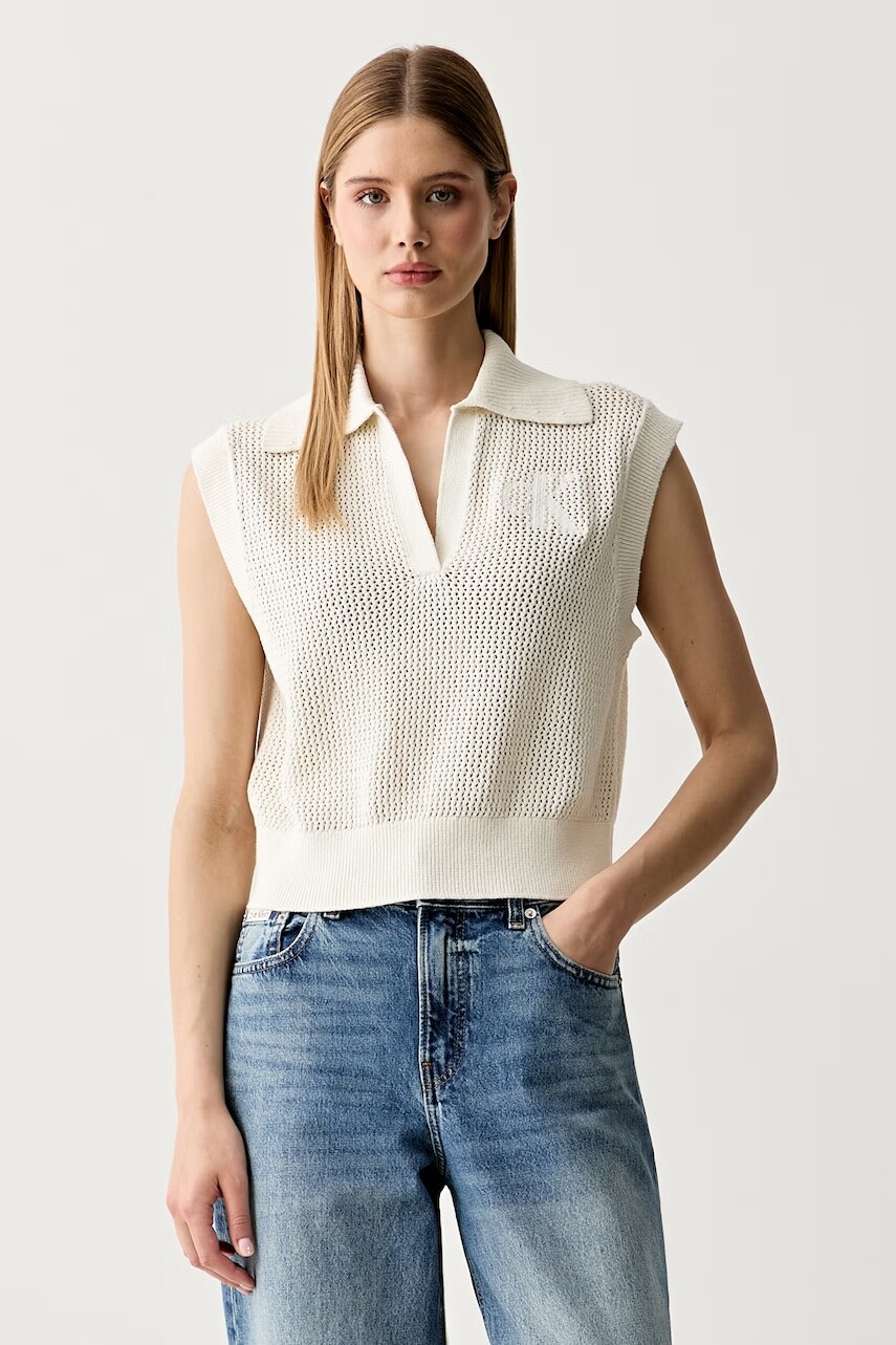 Calvin Klein Jeans vesta dámska bavlnená