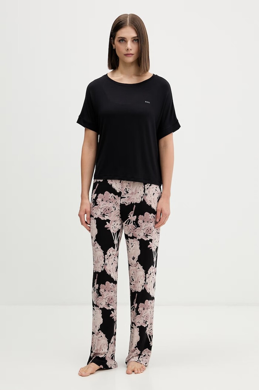 BOSS dvojdielne pyžamo dámske z viskózy ESSENCE_Short Set LP