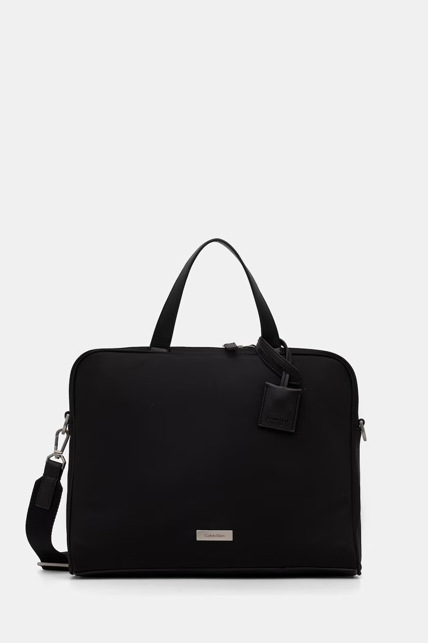 Calvin Klein puzdro na notebook pánske z imitácie kože