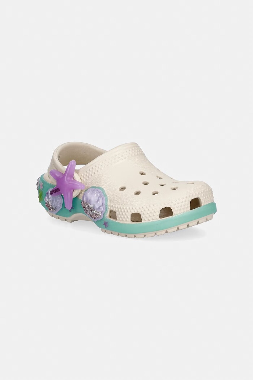 Crocs šľapky detské CLASSIC SEA SPARKLE SHAKER CLOG T