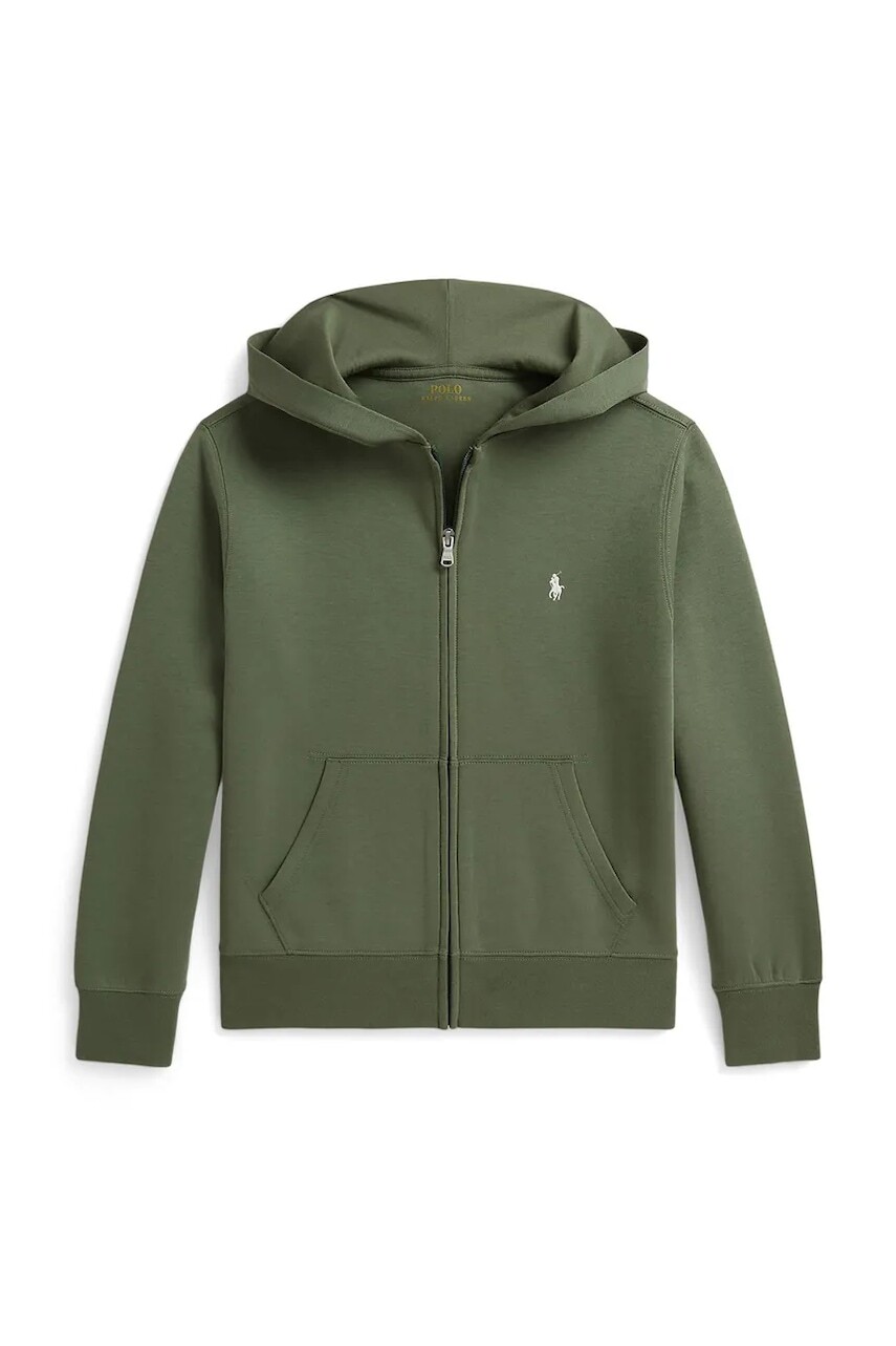 Polo Ralph Lauren mikina na zips detská s bavlnou