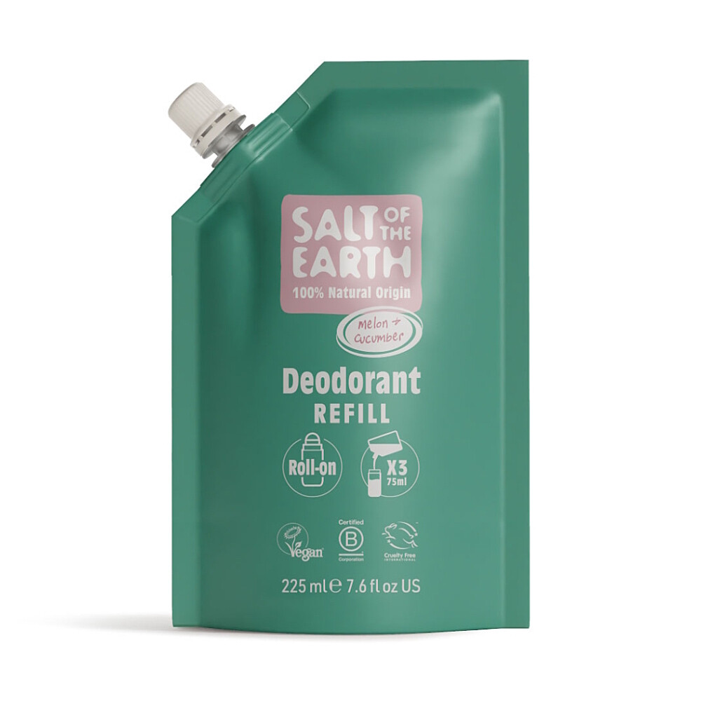 SALT OF THE EARTH Prírodný deo roll-on melon & cucumber 225 ml