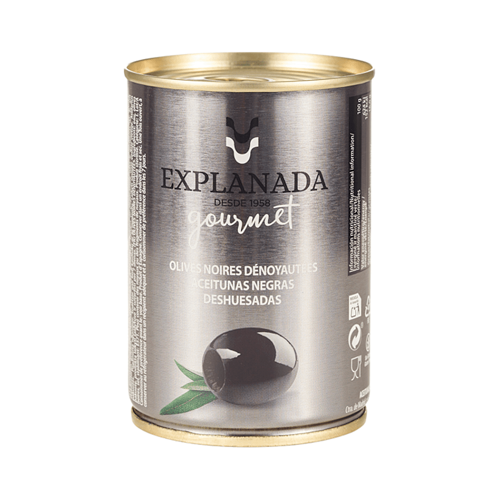 LA EXPLANADA Gourmet čierne olivy bez kôstky 280 g