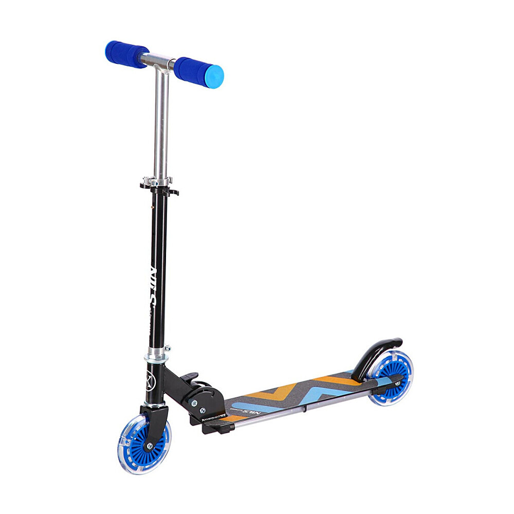 NILS Extreme skladacia kolobežka HD025 LED modrá
