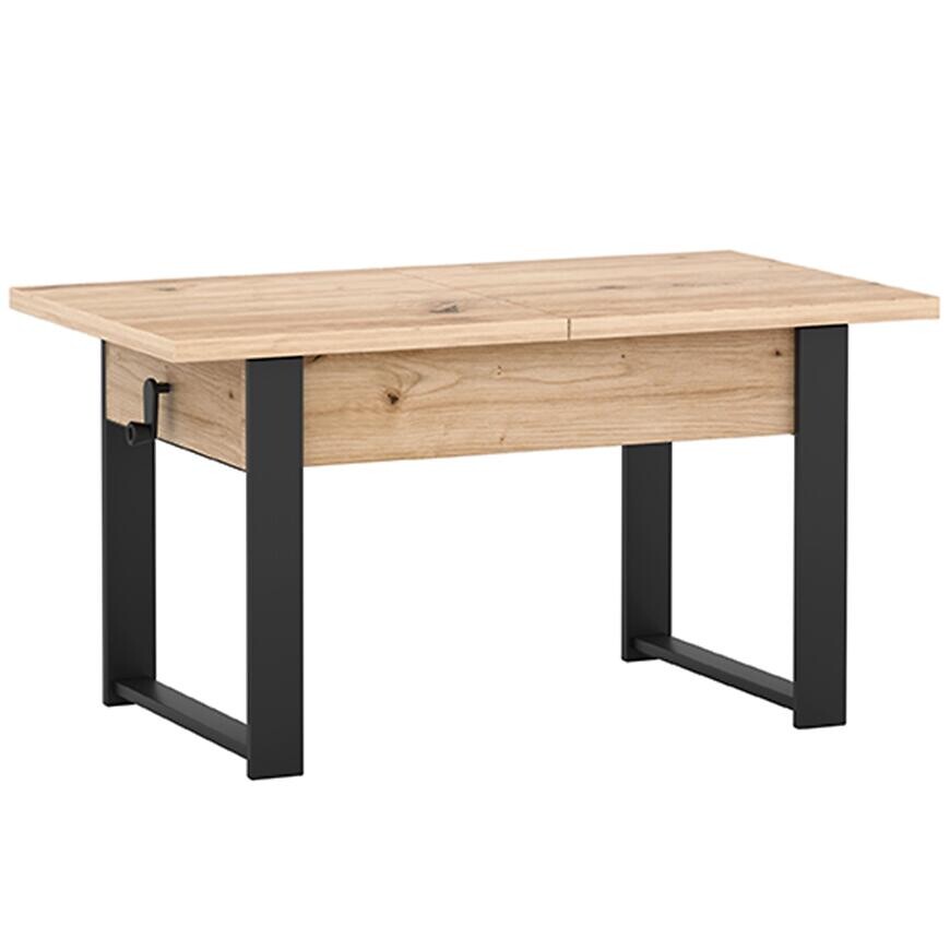 Zdvíhací stolík Hugo Artisan/Čierna