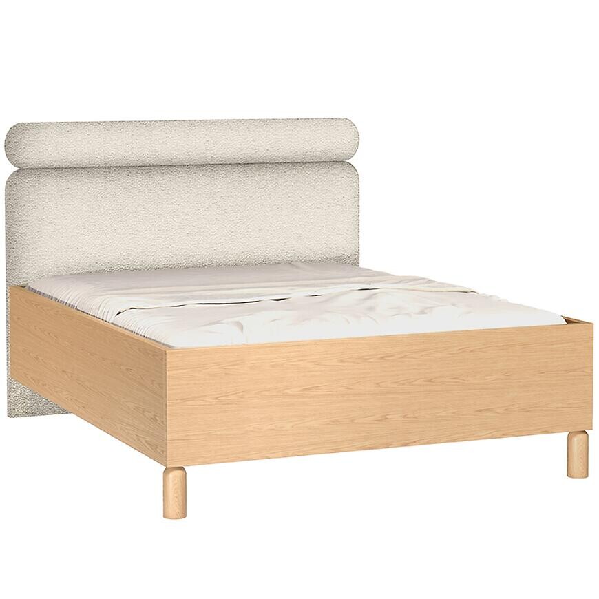 Posteľ 160/200 Sanden S11 Bookmatch Hustý rám