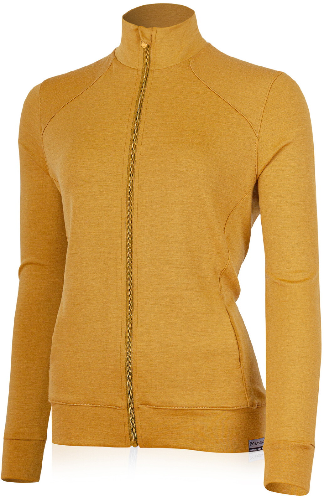 Lasting dámska merino mikina SARMINA 2424 horčicová Veľkosť: S 8596445226478