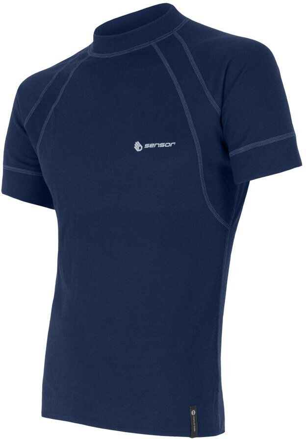 SENSOR DOUBLE FACE pánske tričko kr.rukáv deep blue Veľkosť: M