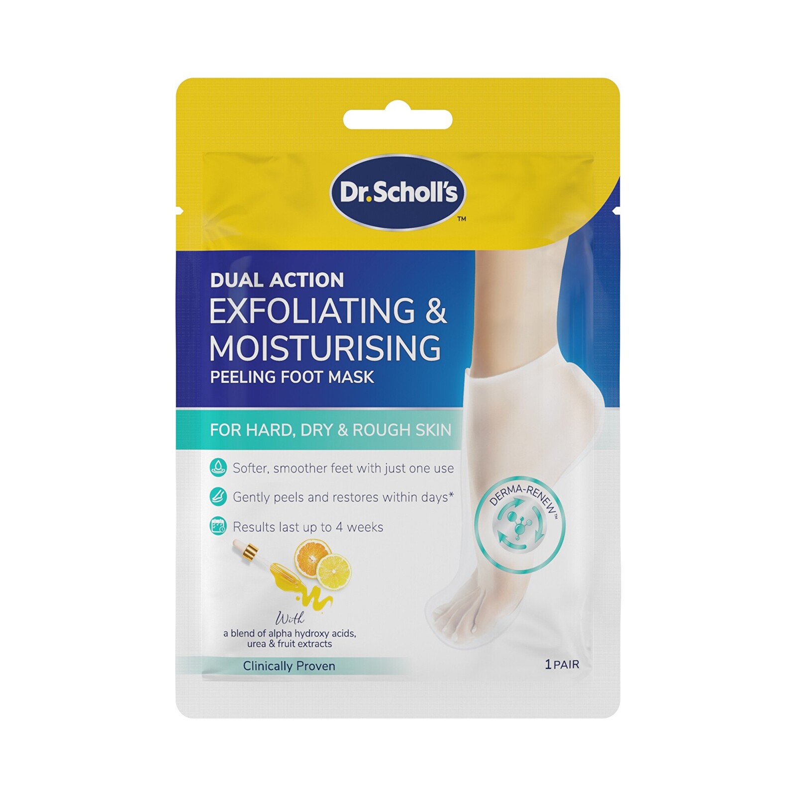 Scholl Exfoliačná maska na chodidlá Ultra Exfoliating Foot Mask 1 pár