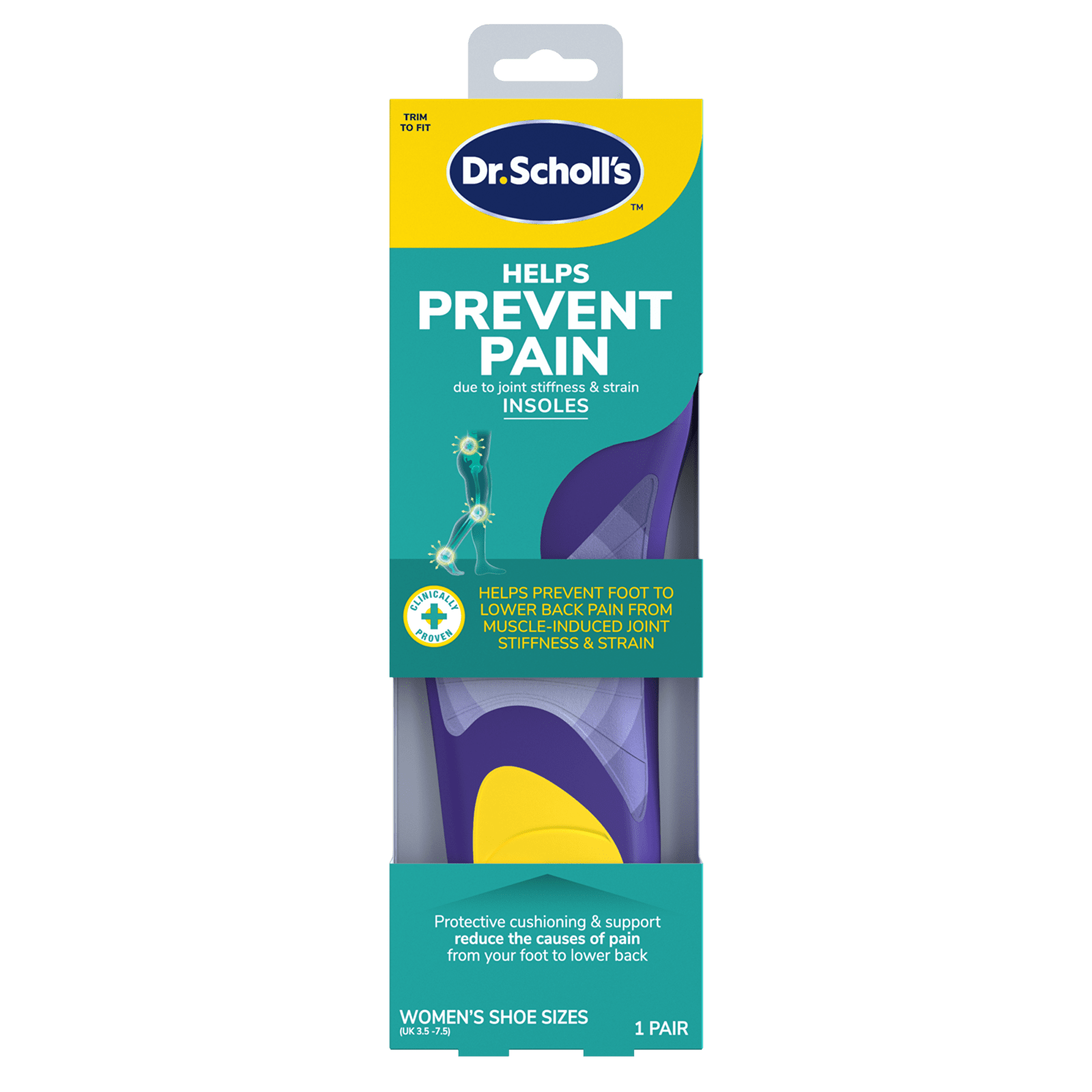Scholl Vložky do topánok Prevent Pain Insoles 1 pár Small