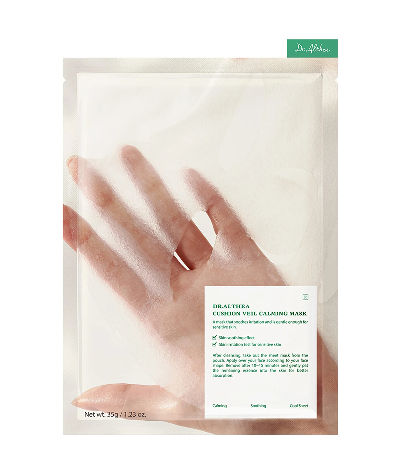 Dr. Althea Upokojujúca pleťová maska Cushion Veil Calming Mask 4 x 35 g