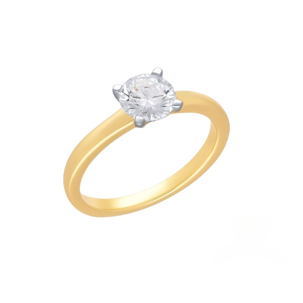 MOISS Luxusný zlatý prsteň s laboratórnymi diamantmi RAL00204-P 54 mm