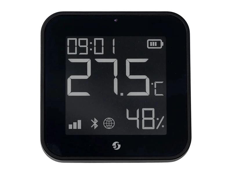 Inteligentný snímač teploty a vlhkosti SHELLY ZB Black ZigBee