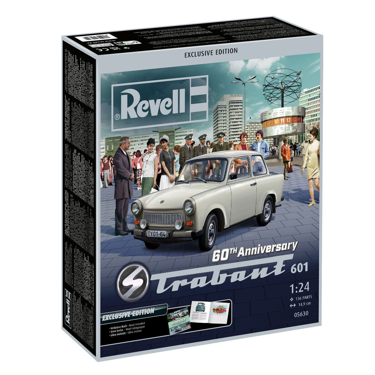 Revell Gift-Set auto 05630 - 60. Anniversary Trabant 601 (1:24)