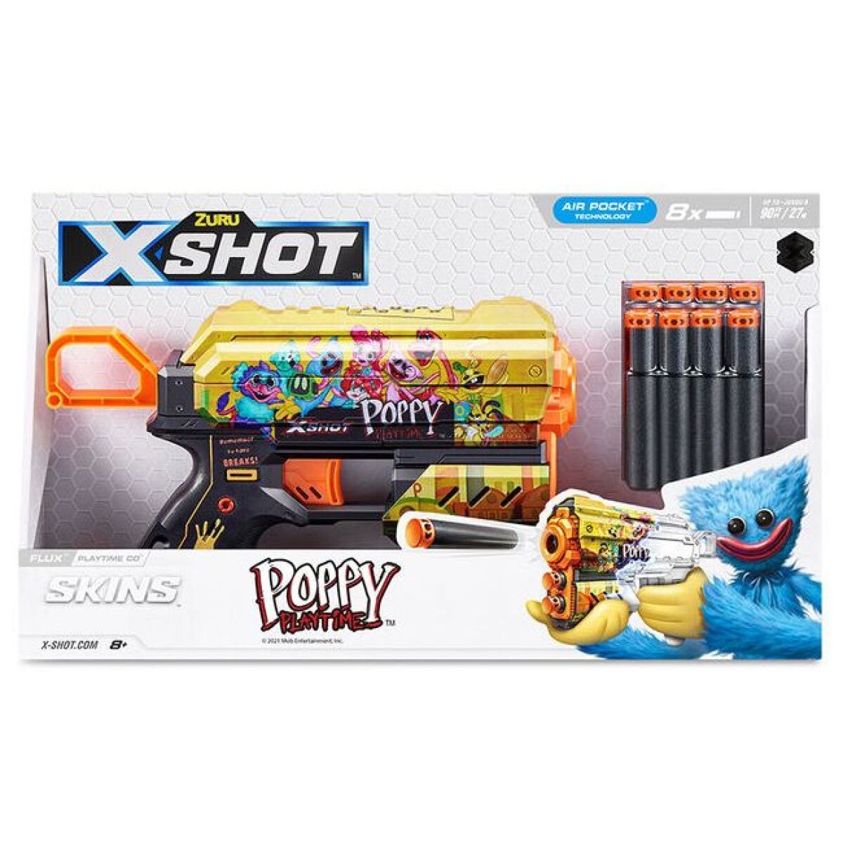 X-SHOT Skins Flux Poppy Playtime Poppy black
