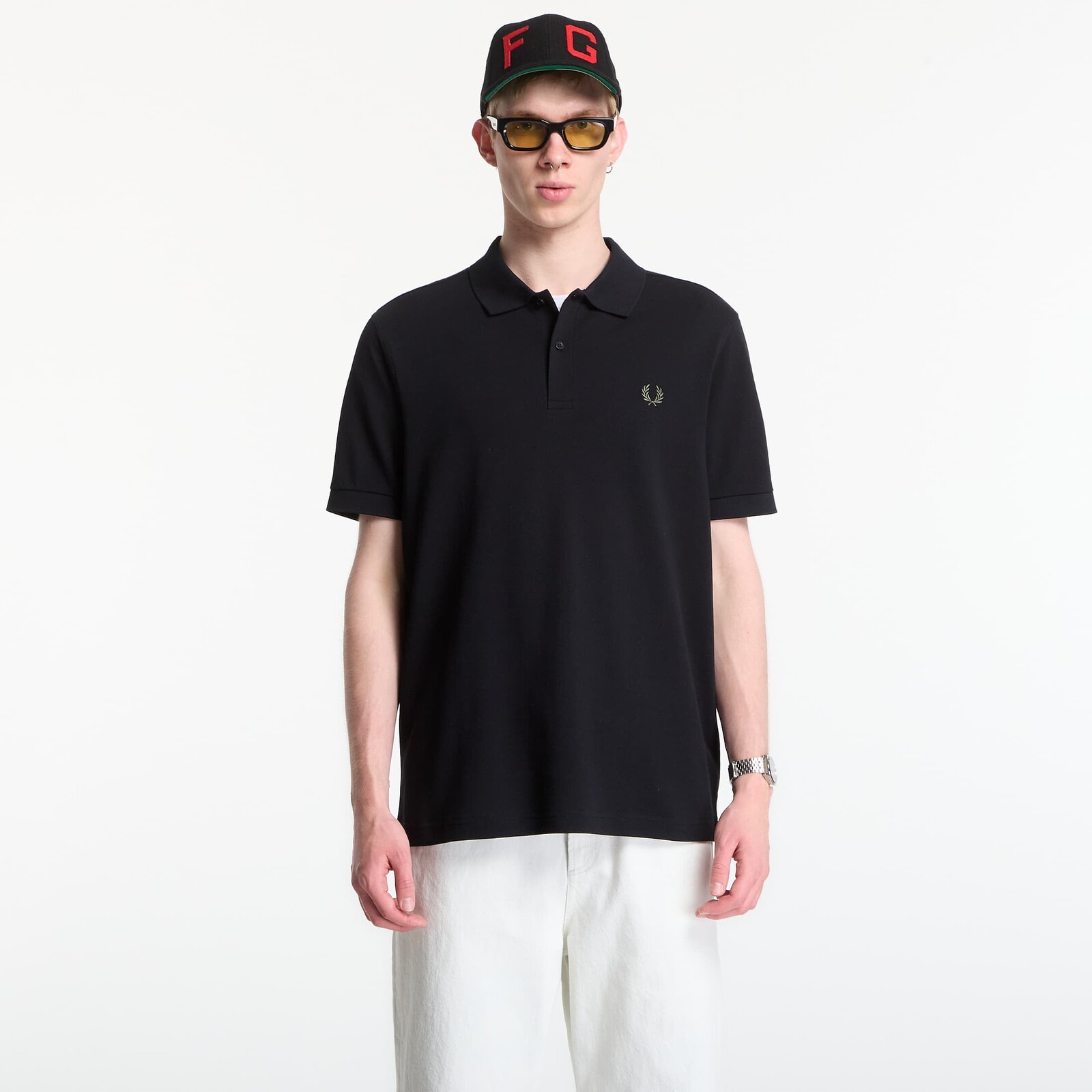 Tričko Fred Perry The Fred Perry Shirt Navy M