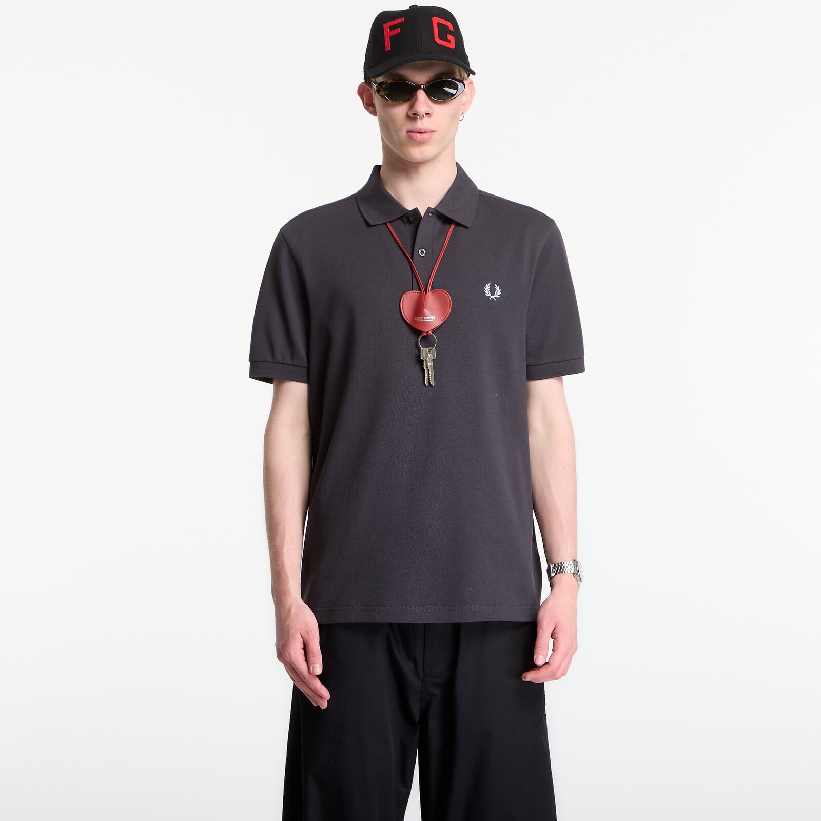 Tričko Fred Perry The Fred Perry Shirt Anchor Grey XL
