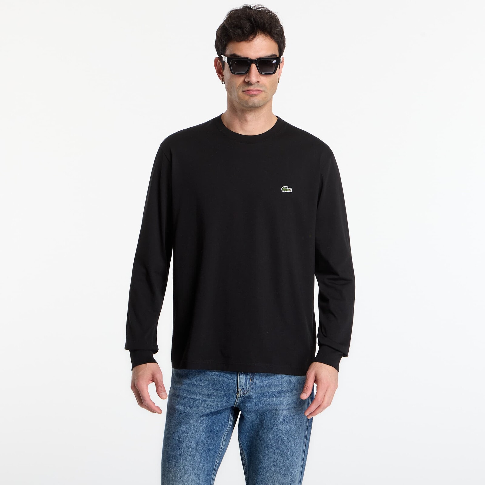 Tričko LACOSTE Tee-Shirt Black 6