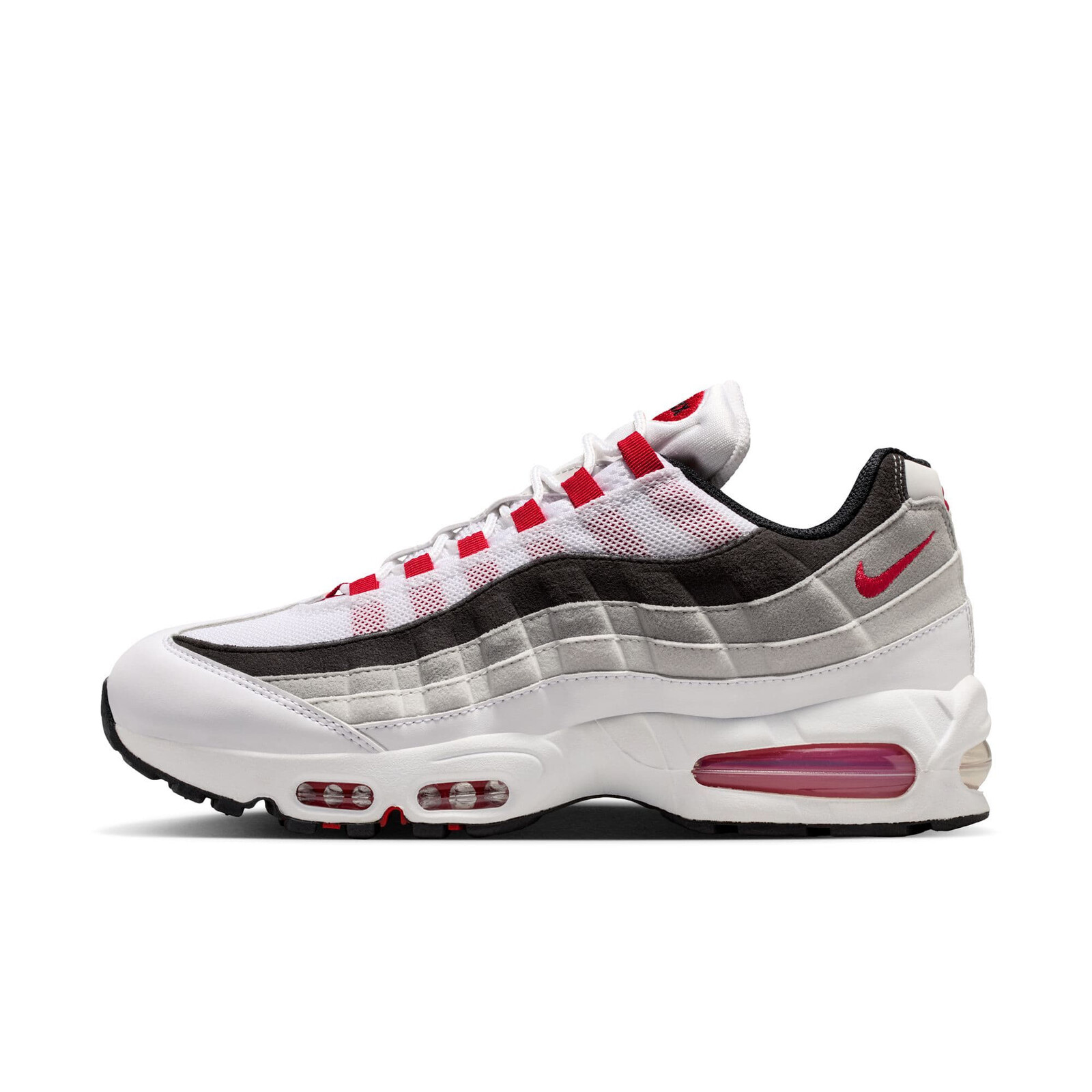 Tenisky Nike Air Max 95 Premium White/ Comet Red-Neutral Grey-Medium Grey EUR 37.5